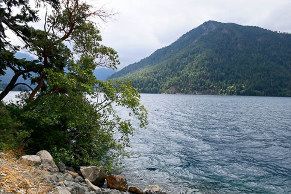 Landscape photo of Lake Crescent in Washington State, USA.