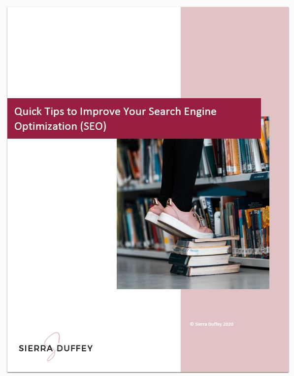 Thumbnail of SEO guide title page